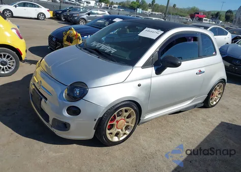 2012 Fiat 500 Sport from USA, damaged, VIN 3C3CFFBR0CT116126